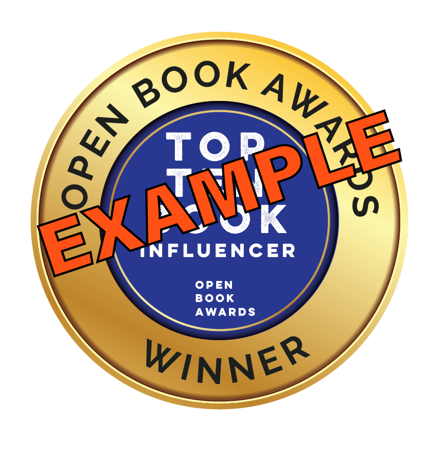 Open Book Awards Top Ten Book Influencer badge